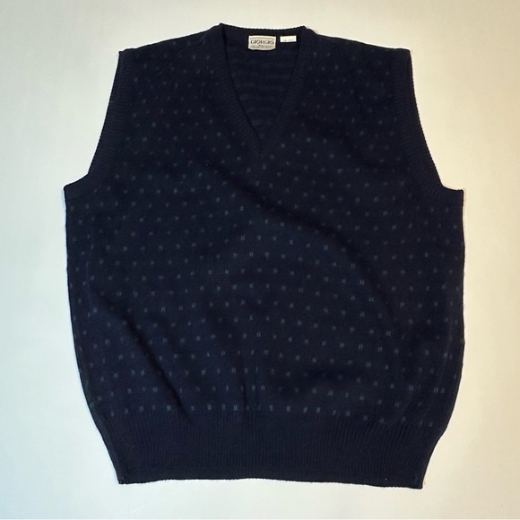 Vtg 90s Giorgio De Firenze Sweater Vest Wool Blend - Picture 1 of 4